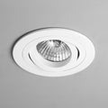 Astro Taro Round Adjustable Fire-Rated Downlight in Matt White 1240028