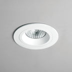 Astro Taro Round Fire-Rated Downlight in Matt White 1240024