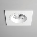 Astro Taro Square Fire-Rated Downlight in Matt White 1240026