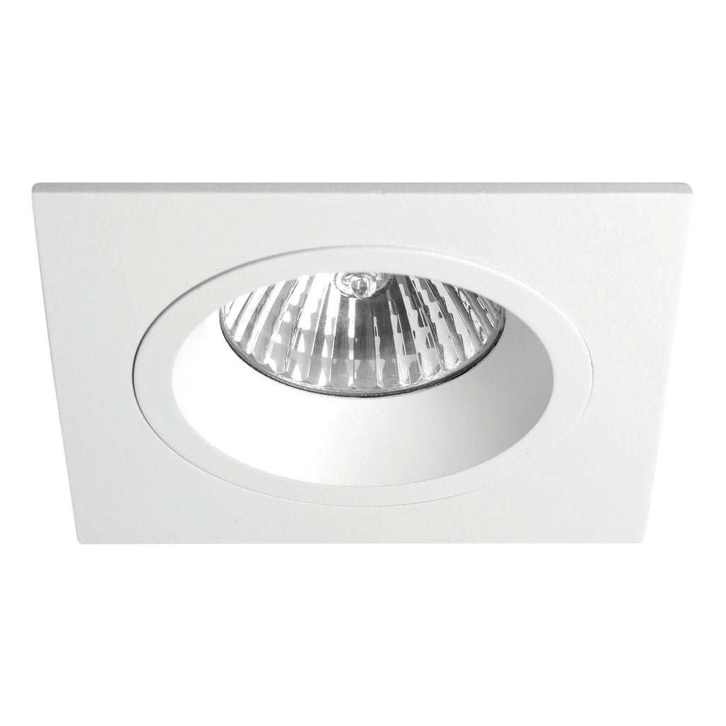 Astro Taro Square Fire-Rated Downlight in Matt White 1240026