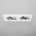 Astro Taro Twin Fire-Rated Downlight in Matt White 1240032