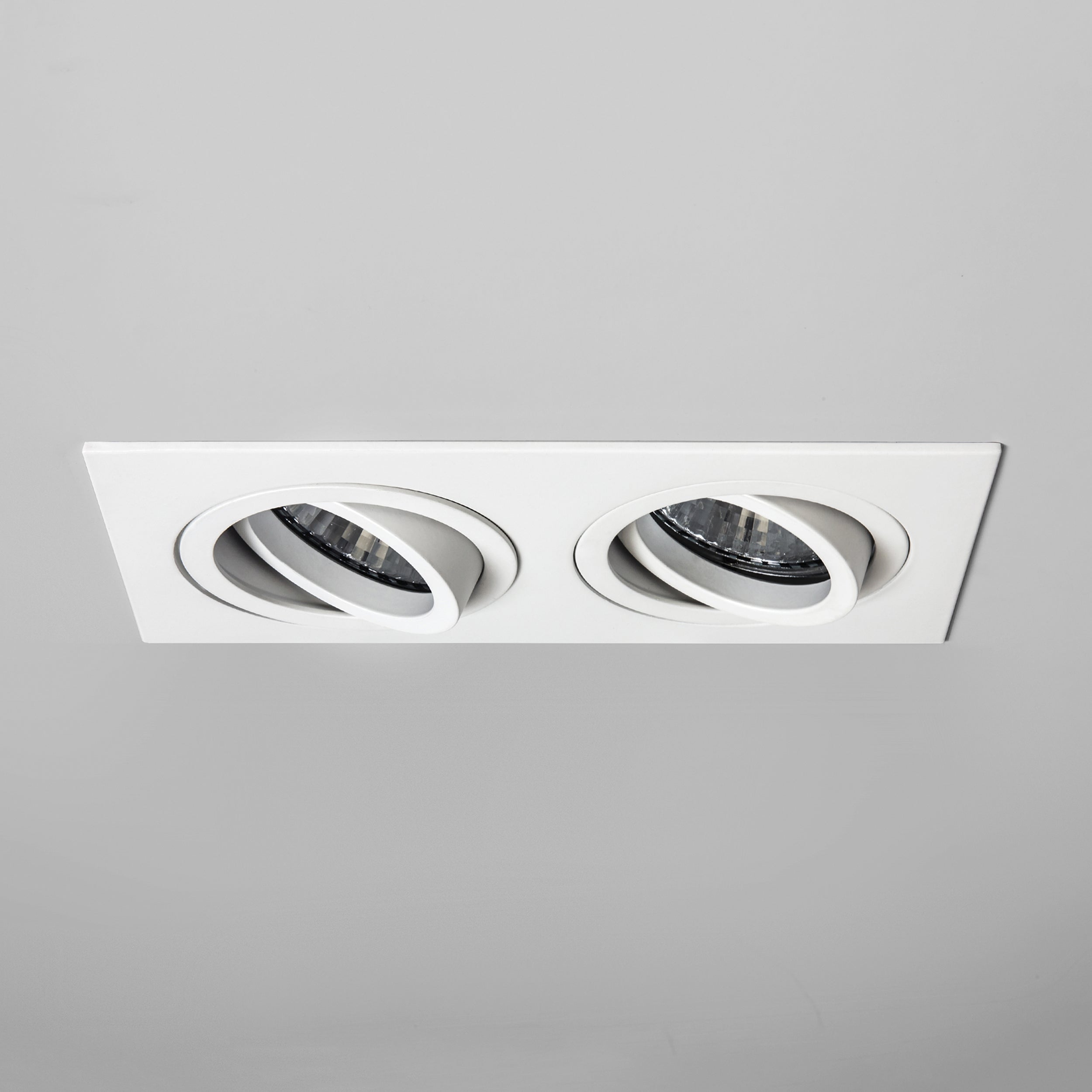 Astro Taro Twin Fire-Rated Downlight in Matt White 1240032