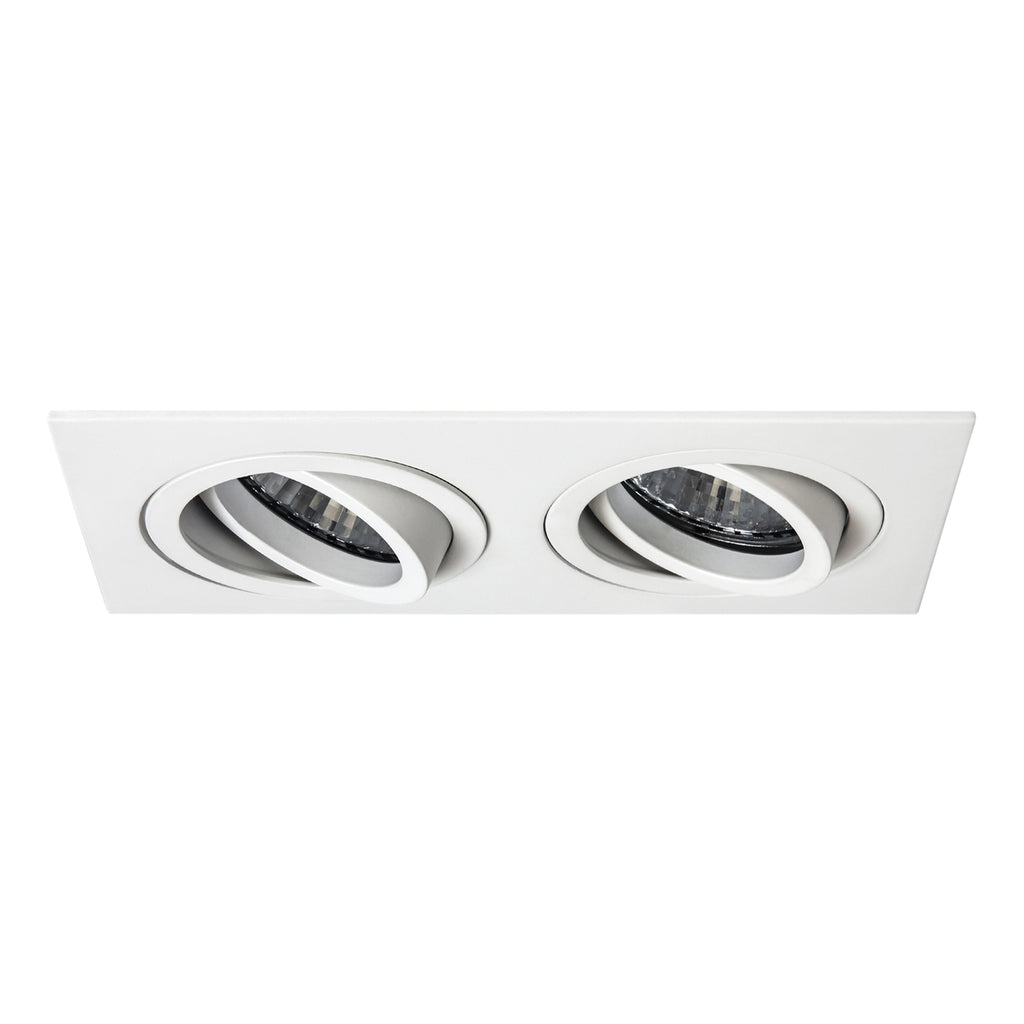 Astro Taro Twin Fire-Rated Downlight in Matt White 1240032