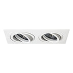 Astro Taro Twin Fire-Rated Downlight in Matt White 1240032
