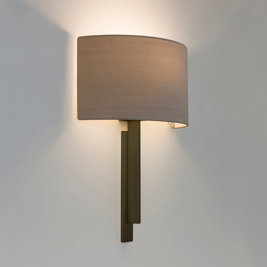 Astro Tate Wall Light in Bronze without Shade