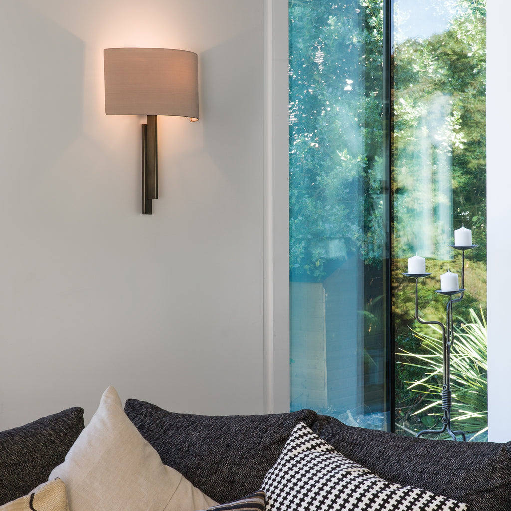 Astro Tate Wall Light in Bronze without Shade