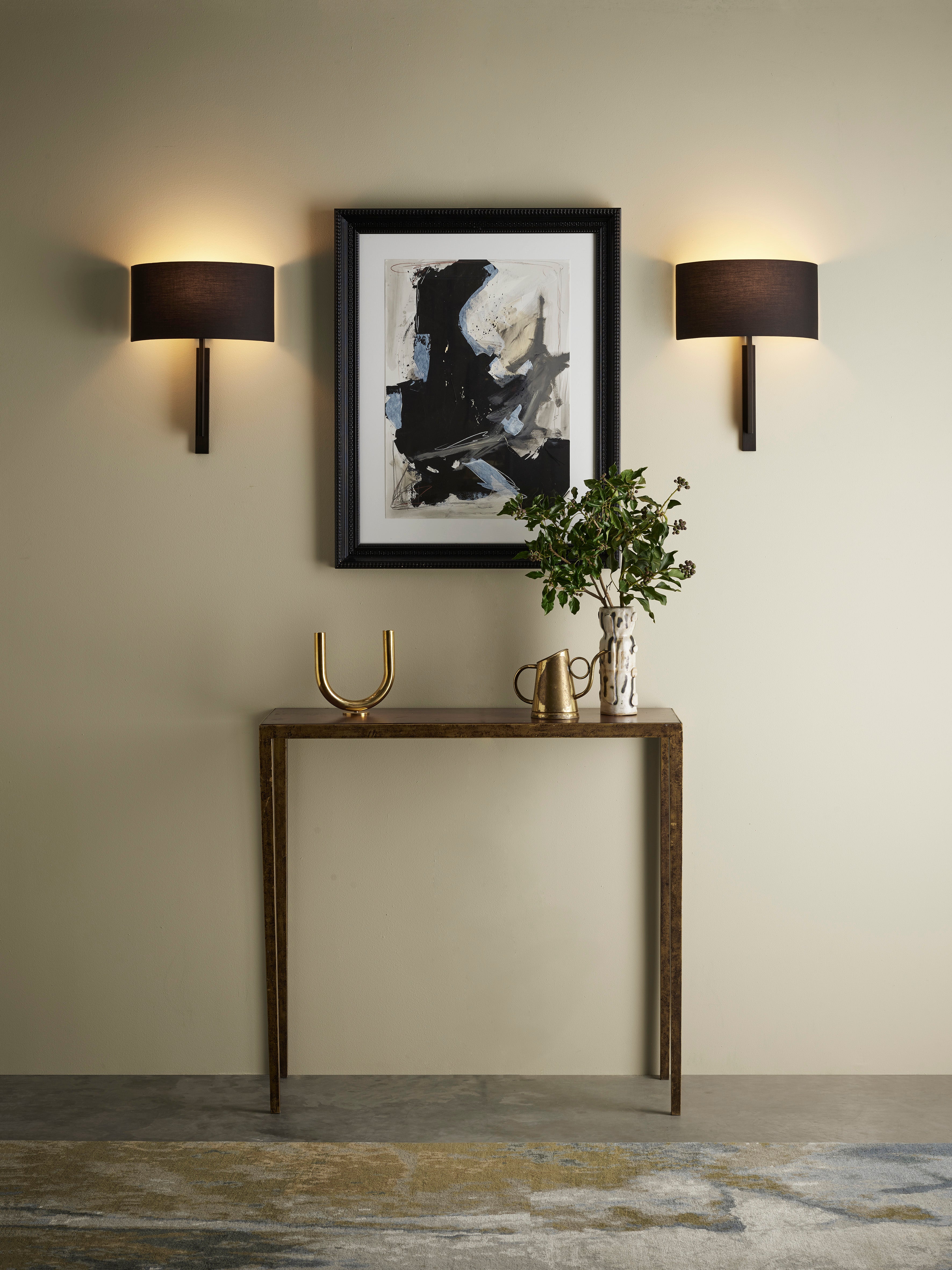 Astro Tate Wall Light in Bronze without Shade