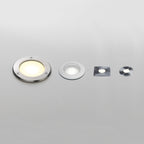 Astro Terra Round 28 Outdoor Ground Light in Brushed Stainless Steel IP65 - DRIVER REQUIRED