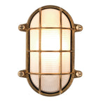 Astro Thurso Oval Outdoor Wall Light in Cast Brass