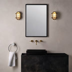 Astro Thurso Oval Outdoor Wall Light in Cast Brass