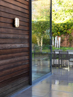 Astro Thurso Oval Outdoor Wall Light in Cast Brass