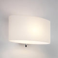 Astro Tokyo Switched Wall Light in White Glass