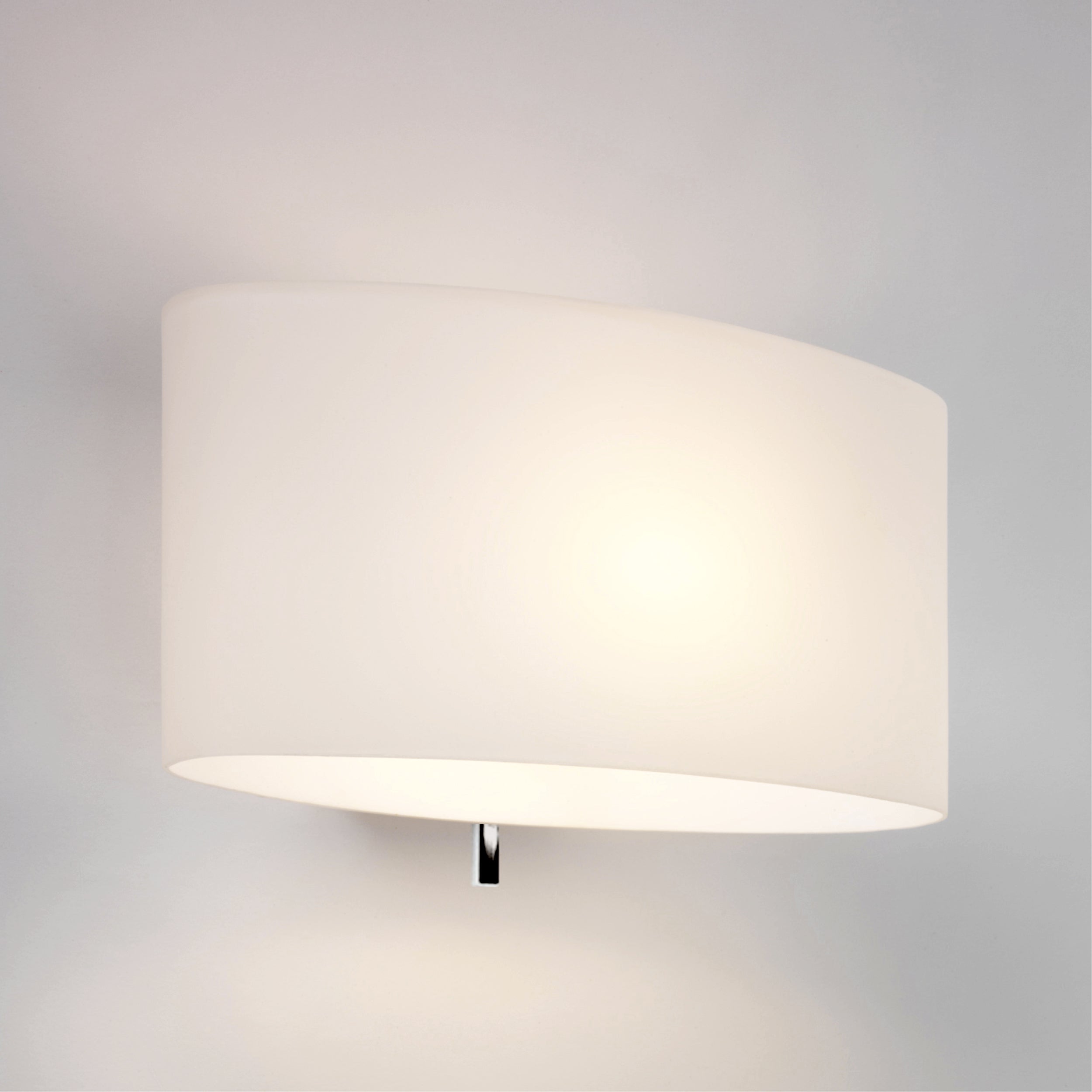 Astro Tokyo Switched Wall Light in White Glass