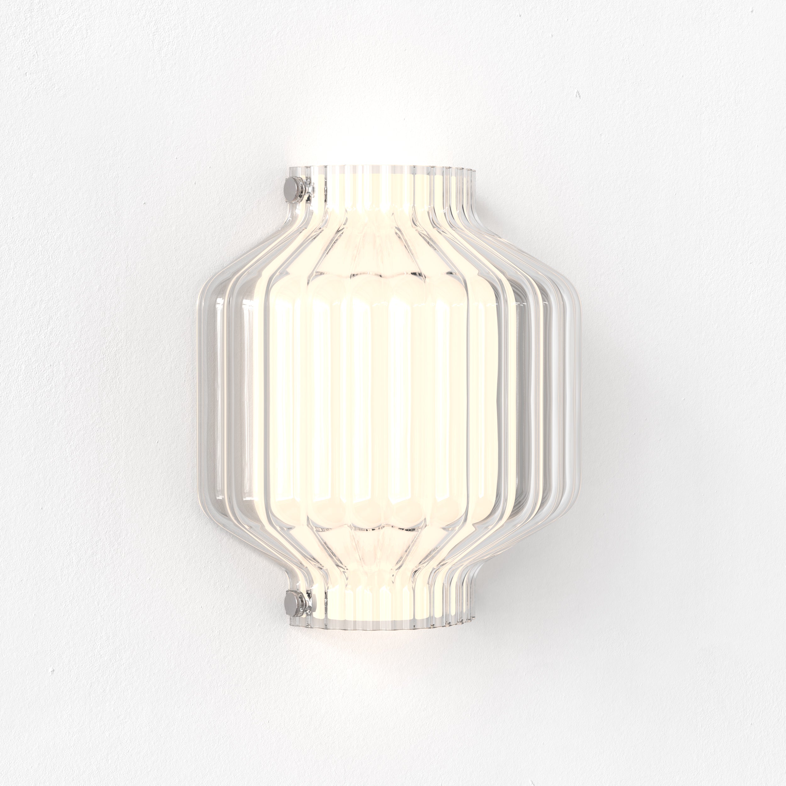 Astro Toro Wall Light in Clear Glass