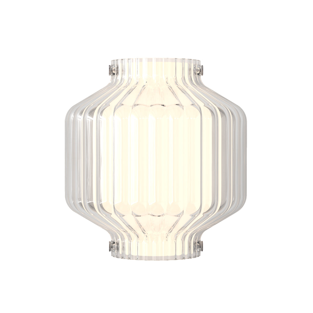 Astro Toro Wall Light in Clear Glass