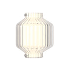Astro Toro Wall Light in Clear Glass