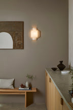 Astro Toro Wall Light in Clear Glass