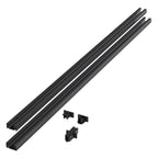 Astro Track 2 x 1m Kit in Matt Black