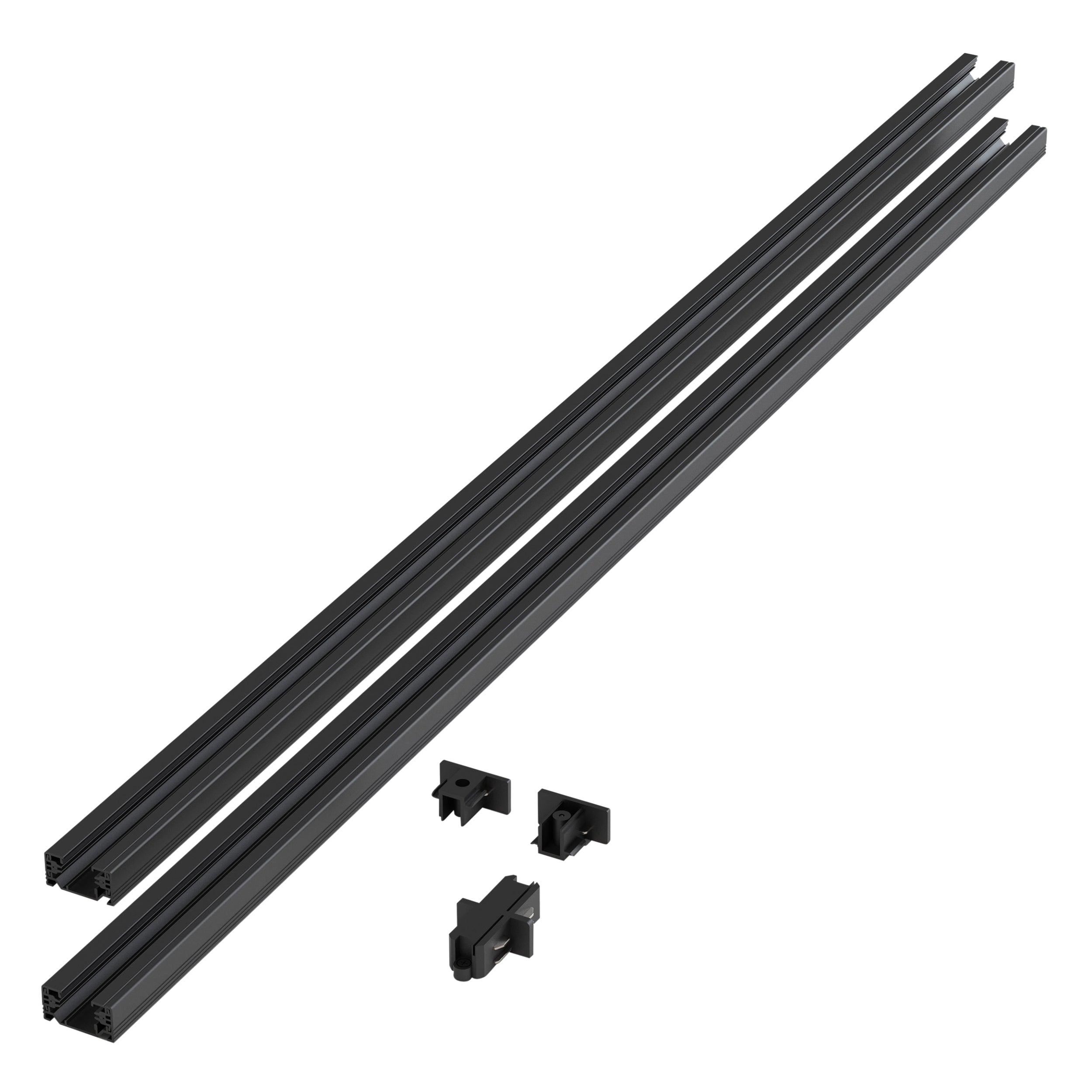 Astro Track 2 x 1m Kit in Matt Black