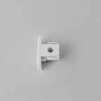 Astro Track End Cap in Matt White