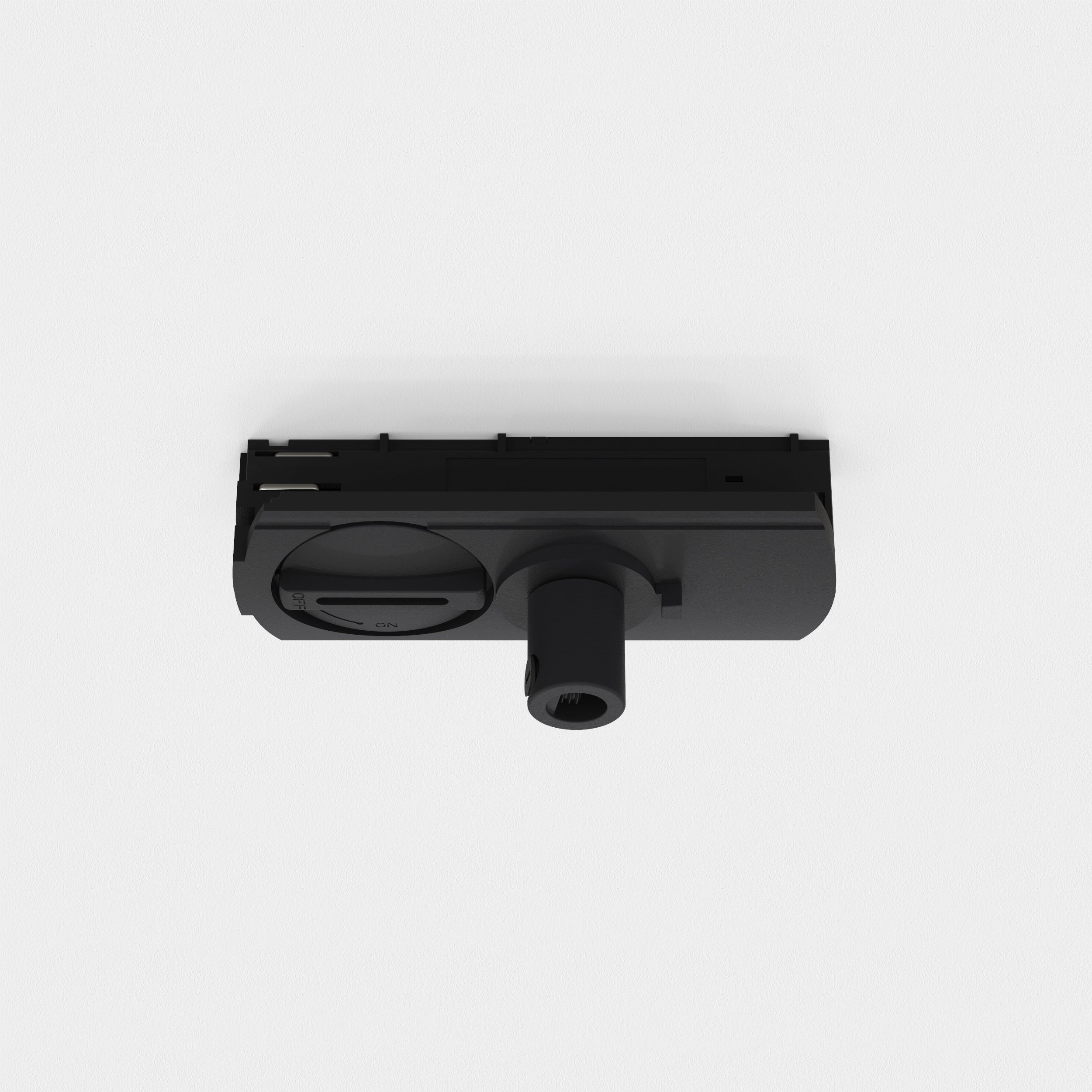Astro Track Pendant Connector in Black