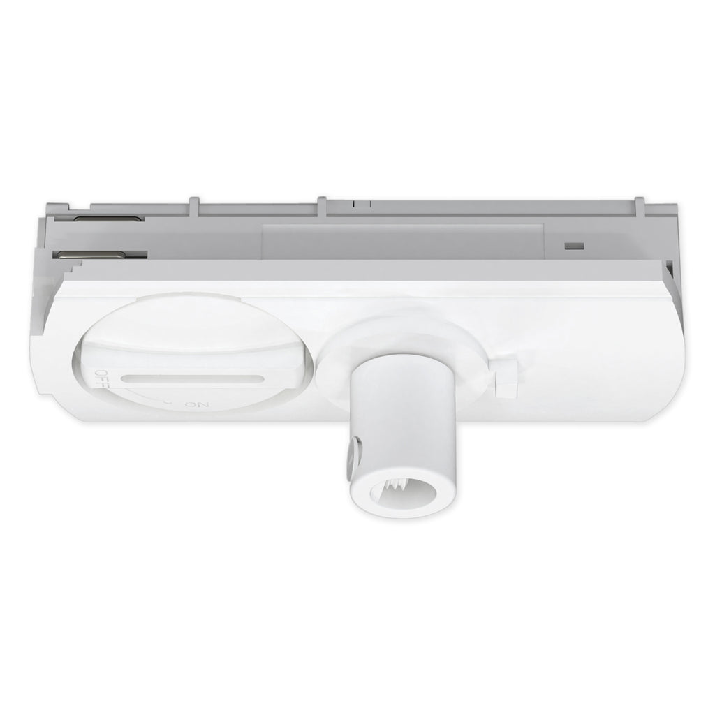 Astro Track Pendant Connector in White