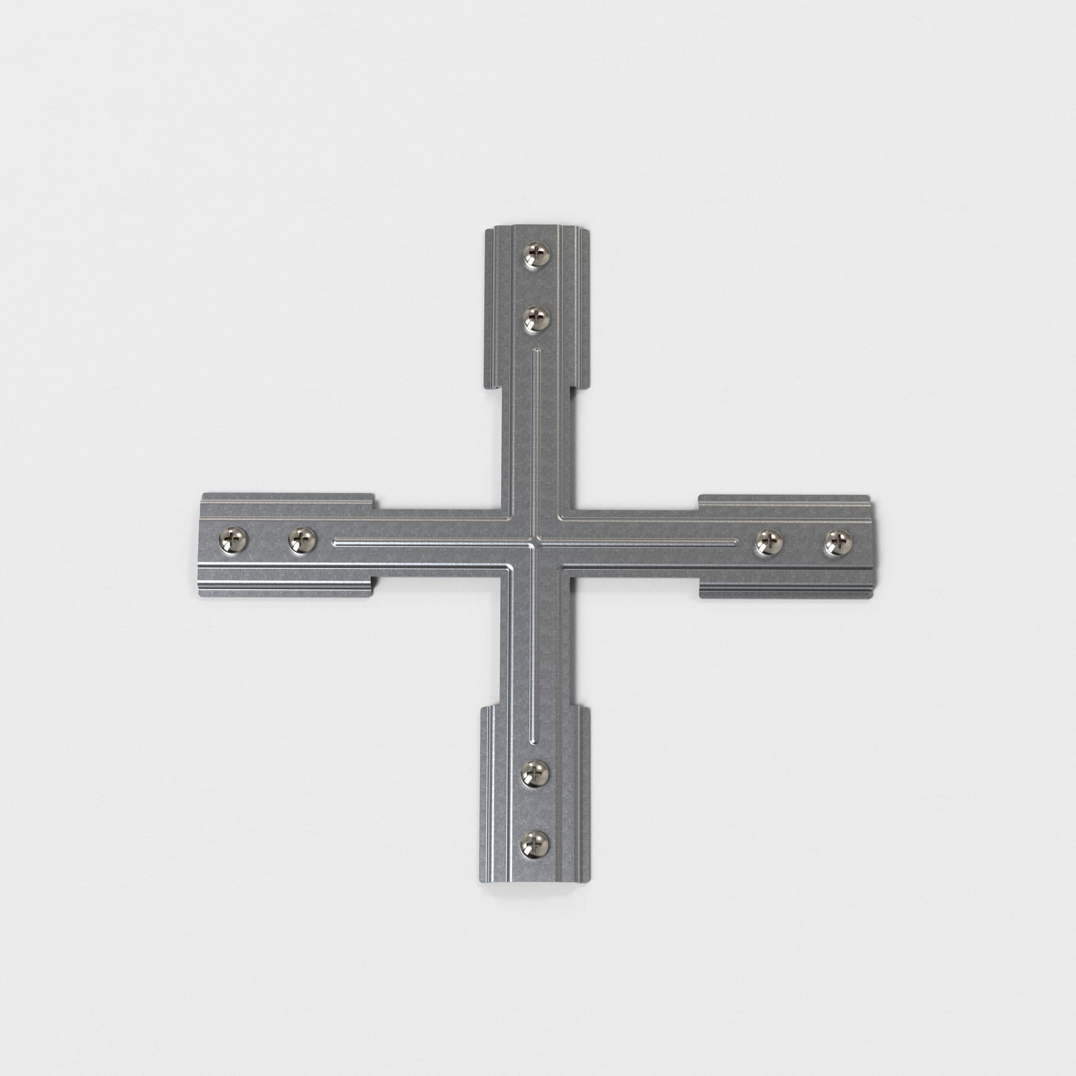 Astro Track X Support in Bright Zinc Plated