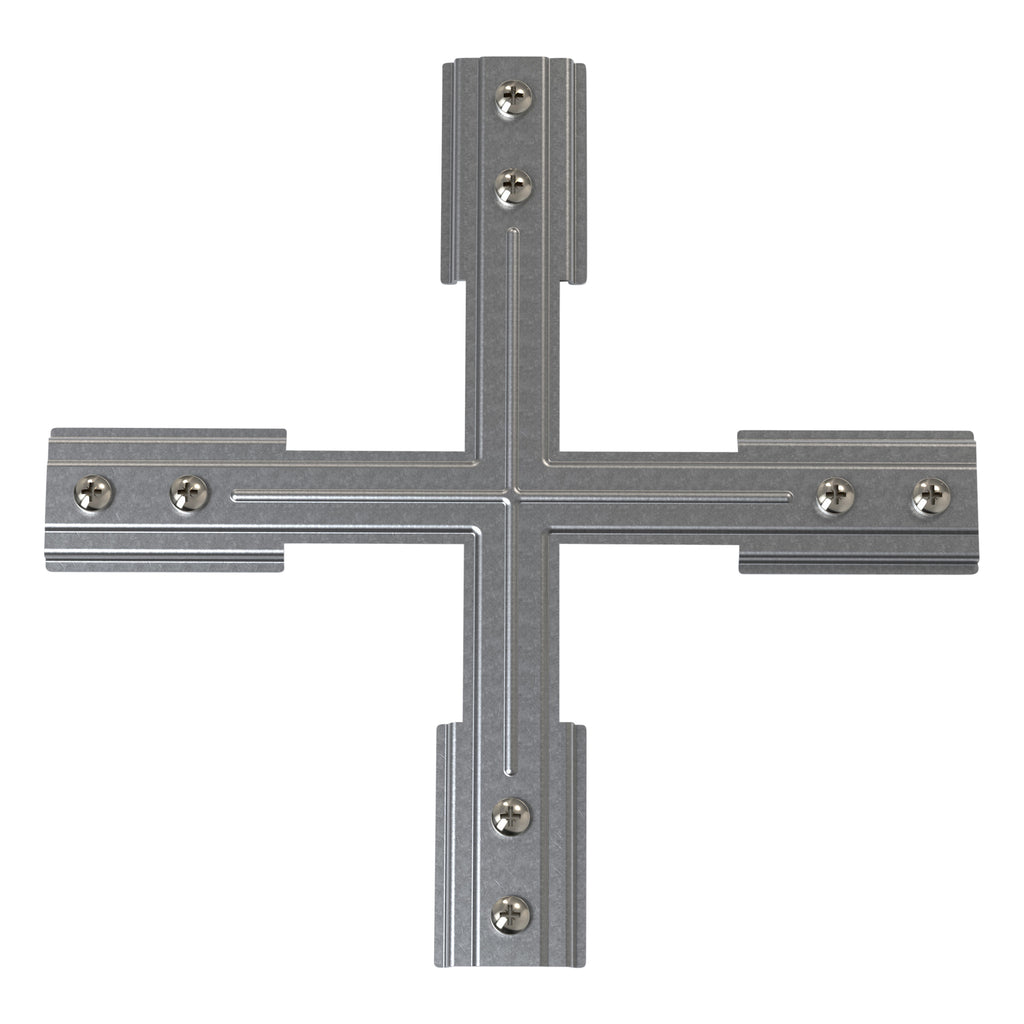 Astro Track X Support in Bright Zinc Plated