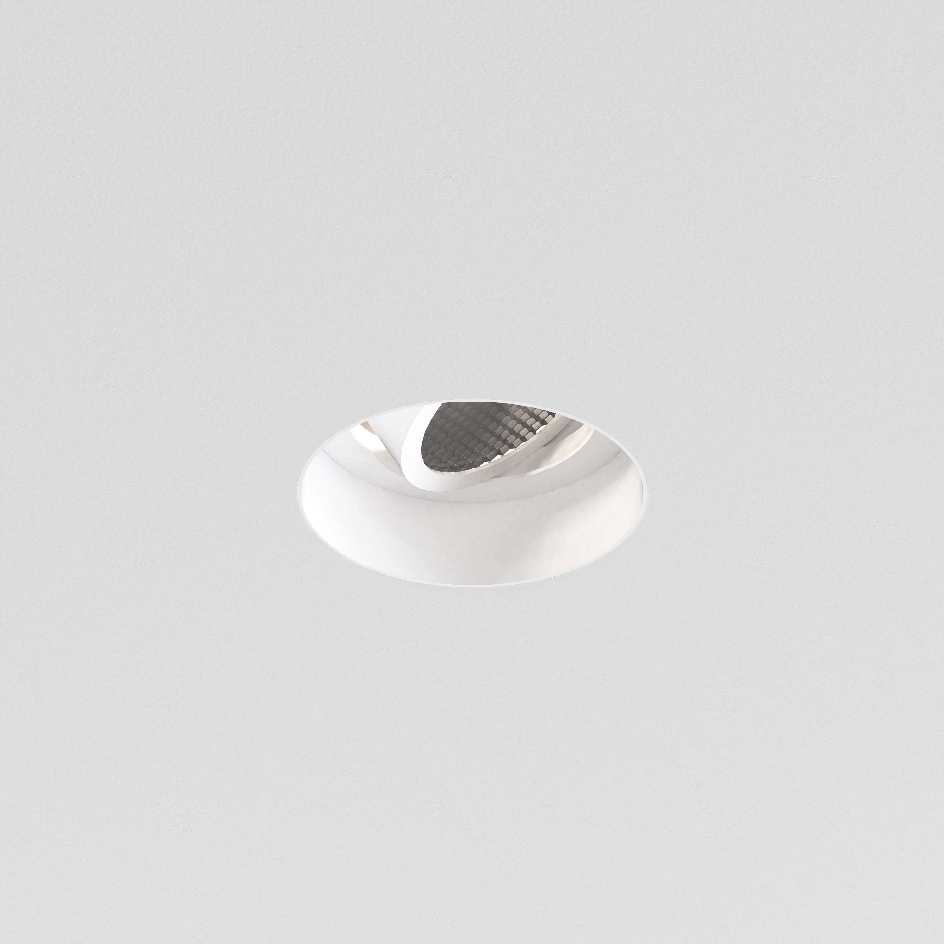 Astro Trimless Round Adjustable Downlight in Matt White 1248024
