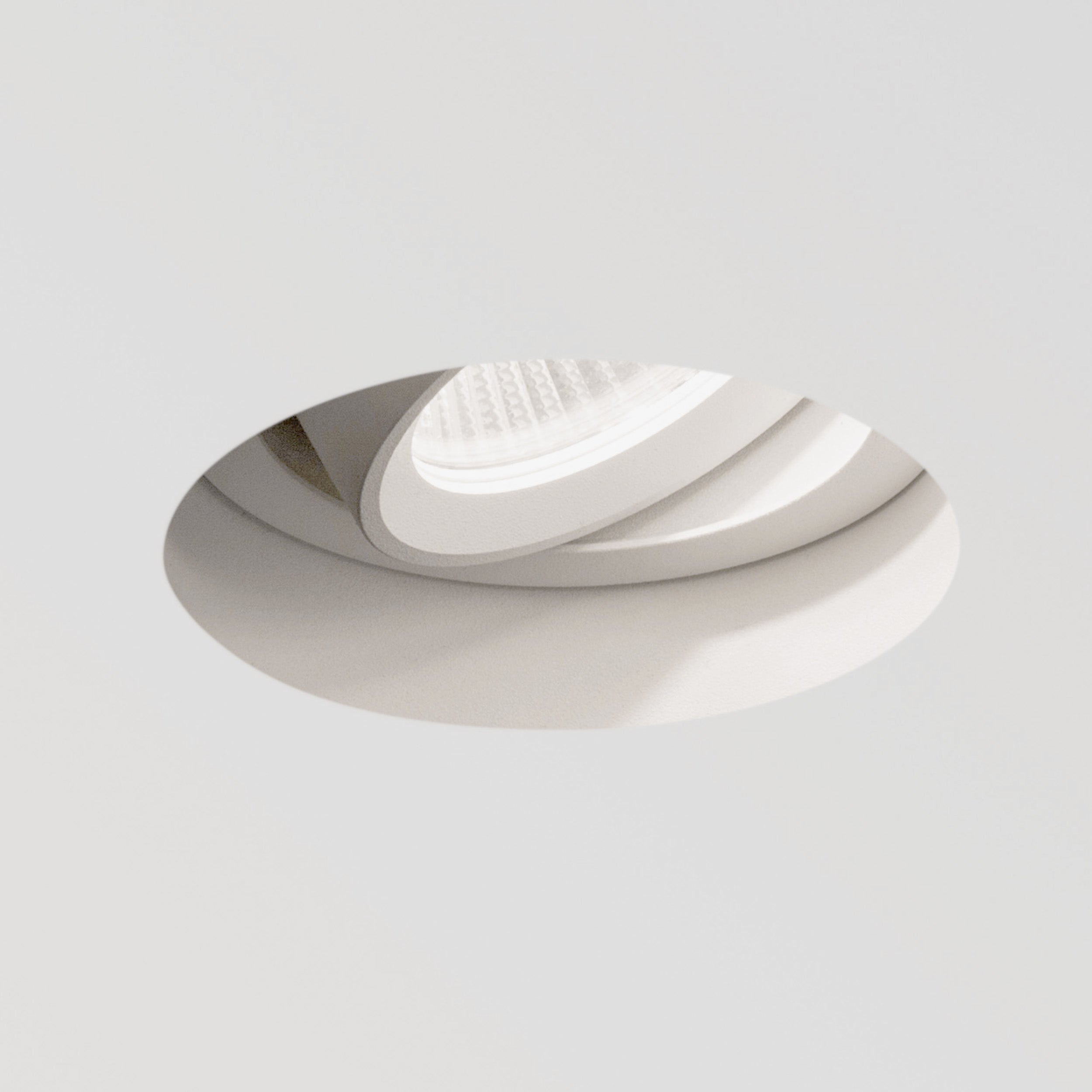Astro Trimless Round Adjustable Downlight in Textured White - DRIVER REQUIRED 1248010