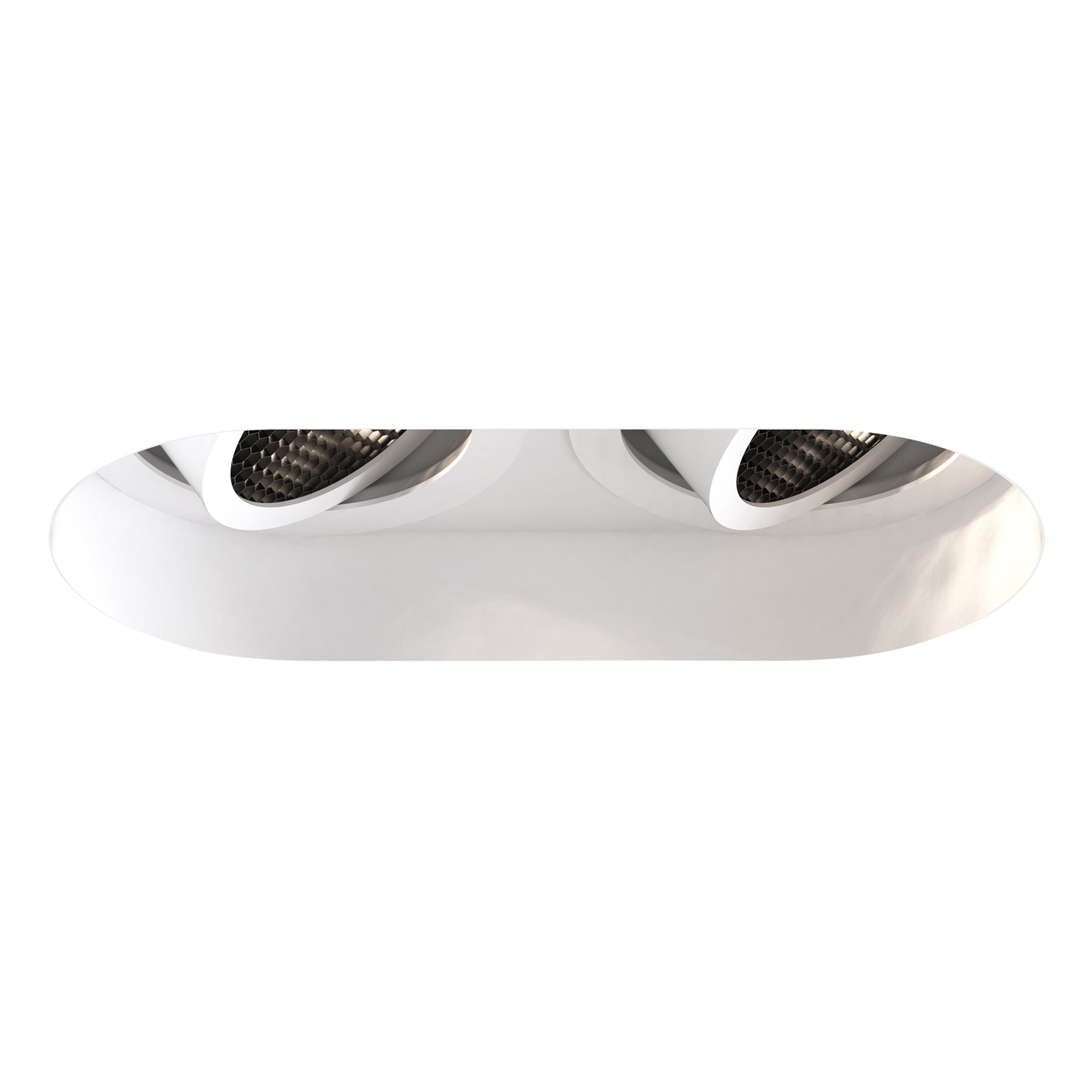 Astro Trimless Round Twin Adjustable Downlight in Matt White 1248021