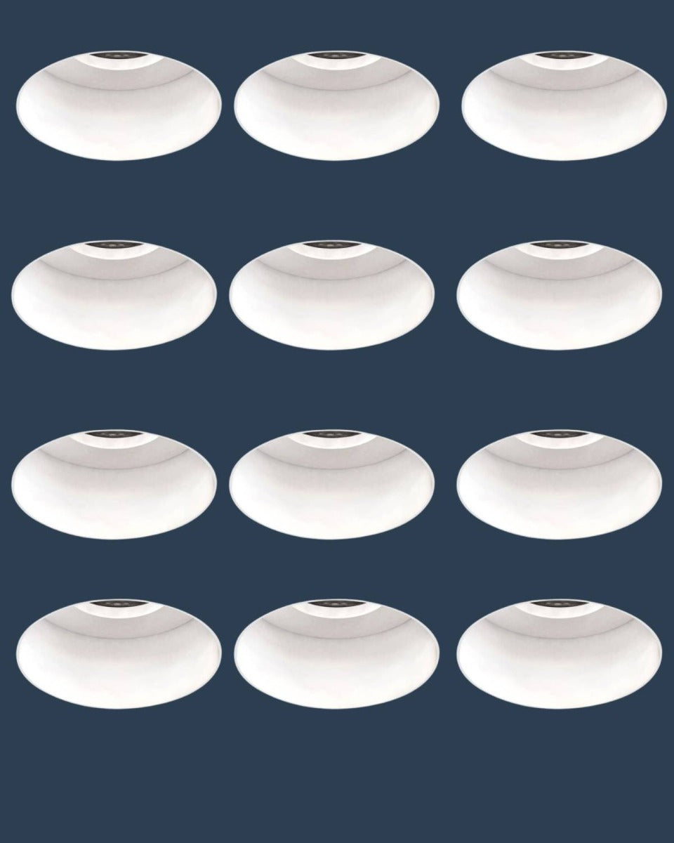 Astro Trimless Slimline Round Fixed Bathroom Downlight in Matt White 1248017 - Pack of 12 £40.85 each