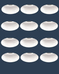 Astro Trimless Slimline Round Fixed Bathroom Downlight in Matt White 1248017 - Pack of 12 £40.85 each