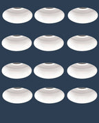 Astro Trimless Slimline Round Fixed Bathroom Downlight in Matt White 1248017 - Pack of 12 £40.85 each