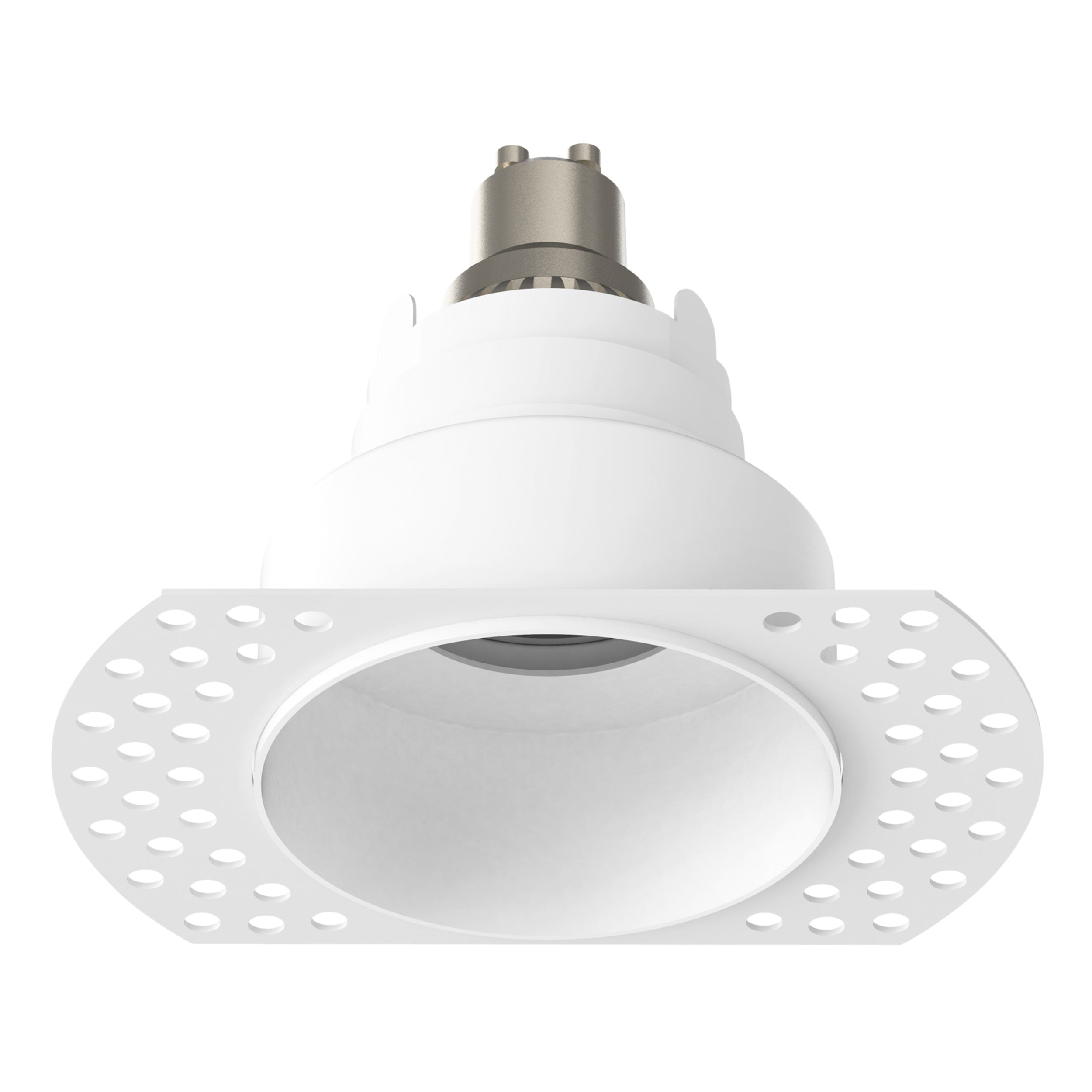 Astro Trimless Slimline Round Fixed Bathroom Downlight in Matt White 1248017