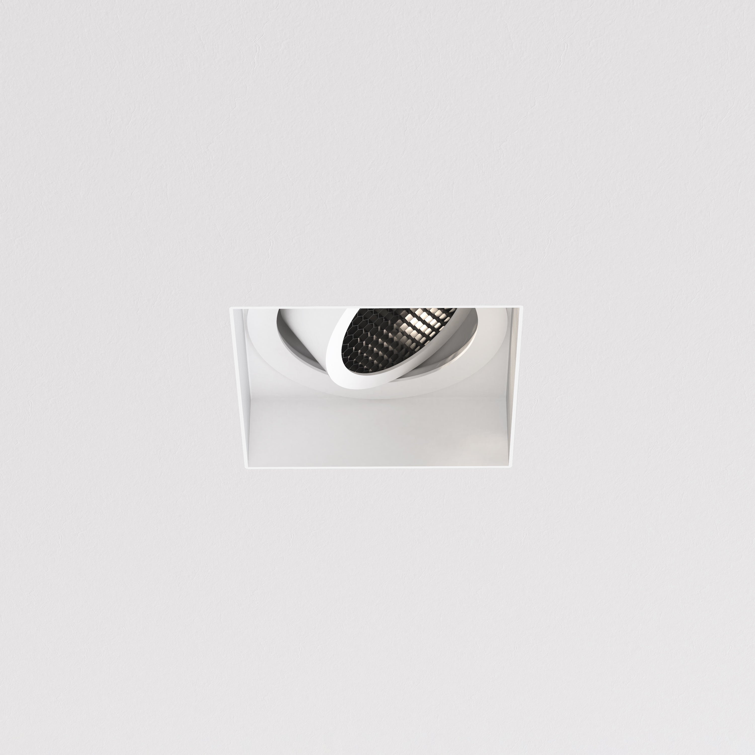 Astro Trimless Square Adjustable Downlight in Matt White 1248020