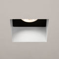 Astro Trimless Square Fixed Fire-Rated IP65 Bathroom Downlight in Matt White 1248005