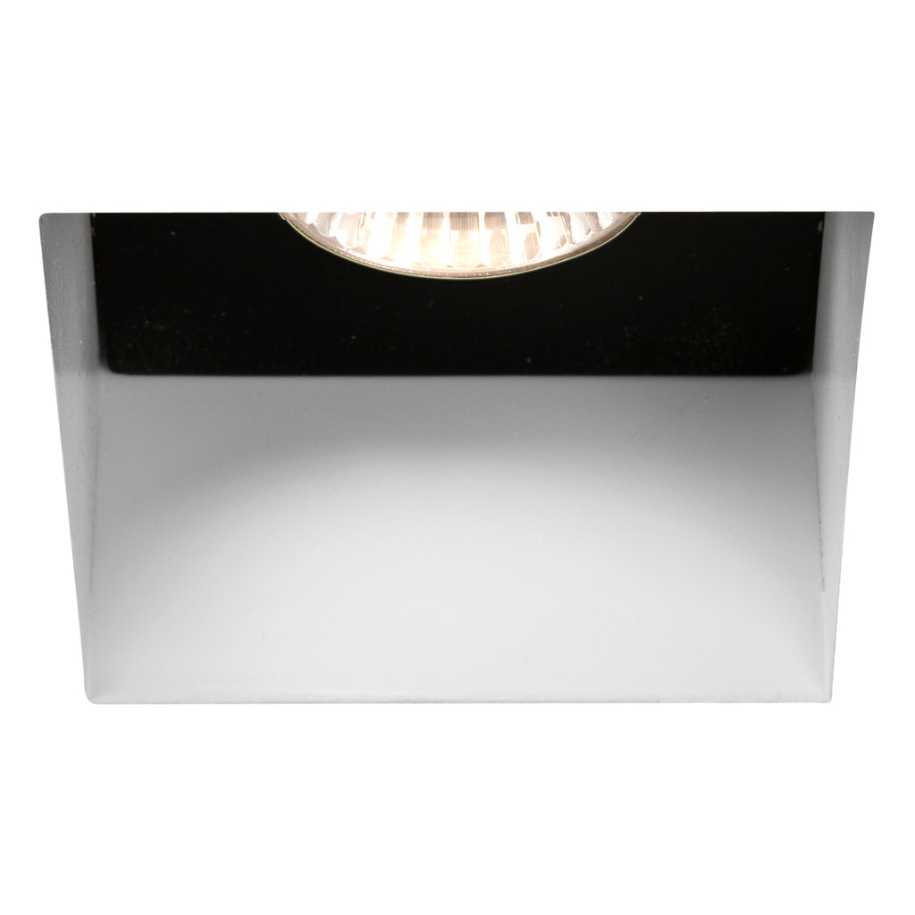 Astro Trimless Square Fixed Fire-Rated IP65 Bathroom Downlight in Matt White 1248005