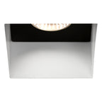 Astro Trimless Square Fixed Fire-Rated IP65 Bathroom Downlight in Matt White 1248005