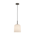 Astro Veo 230 Pendant Light in Bronze with Duplex Glass Shade