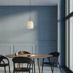 Astro Veo 230 Pendant Light in Bronze with Duplex Glass Shade