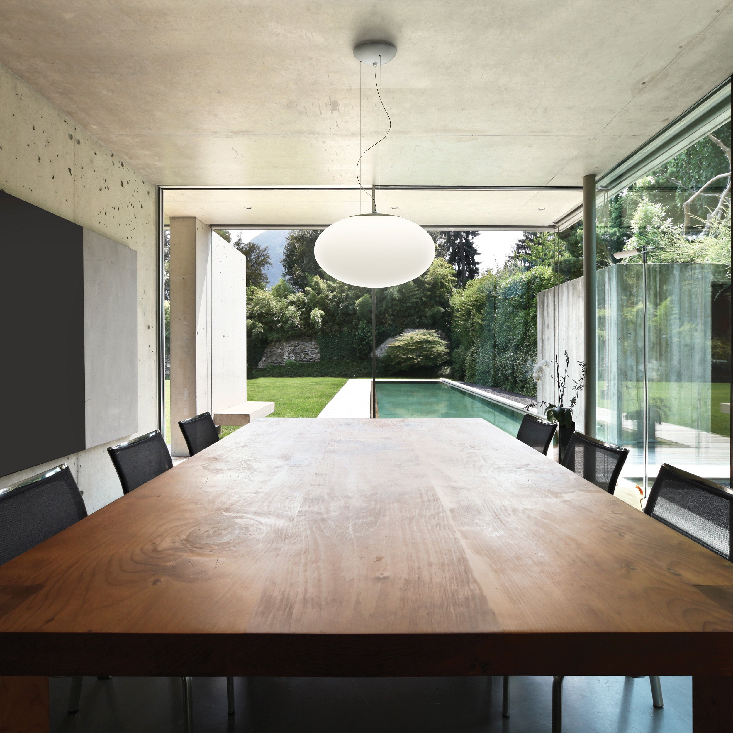Astro Zeppo 400 Pendant Light in Matt White
