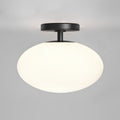 Astro Zeppo Bathroom Ceiling Light in Matt Black