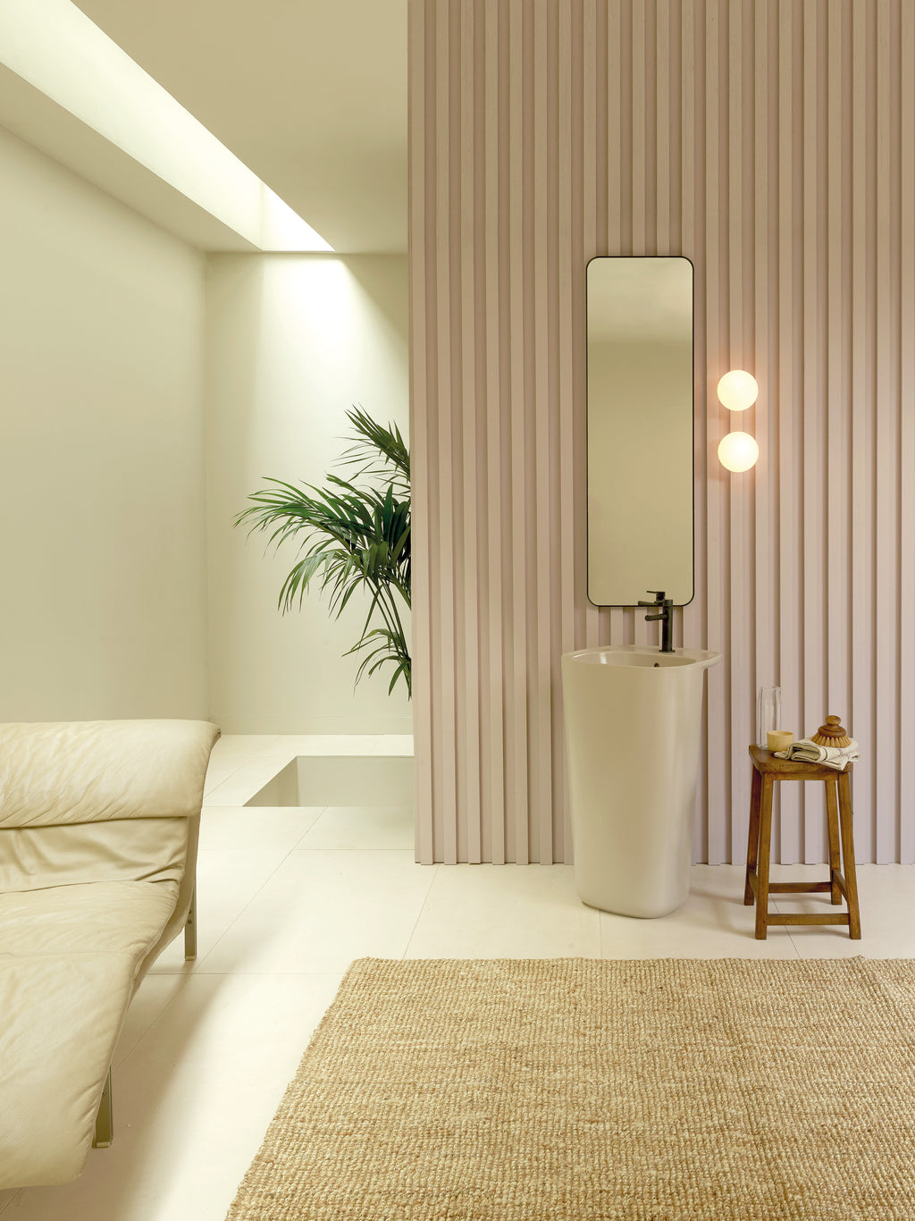 Astro Zeppo Bathroom Wall Light in Matt Black