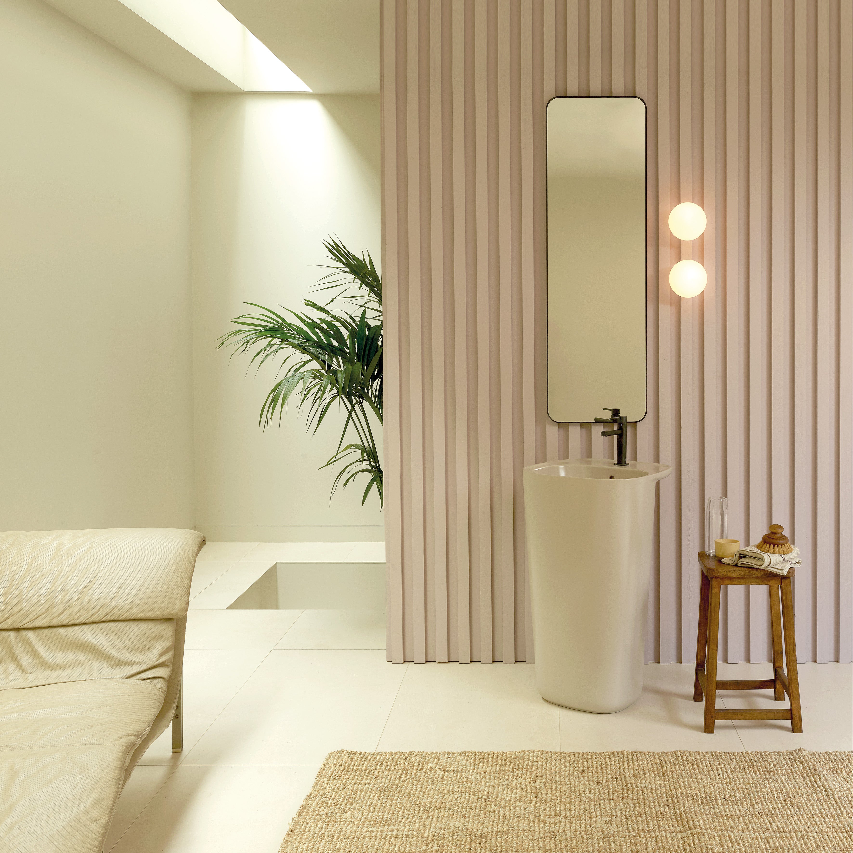 Astro Zeppo Bathroom Wall Light in Matt Black