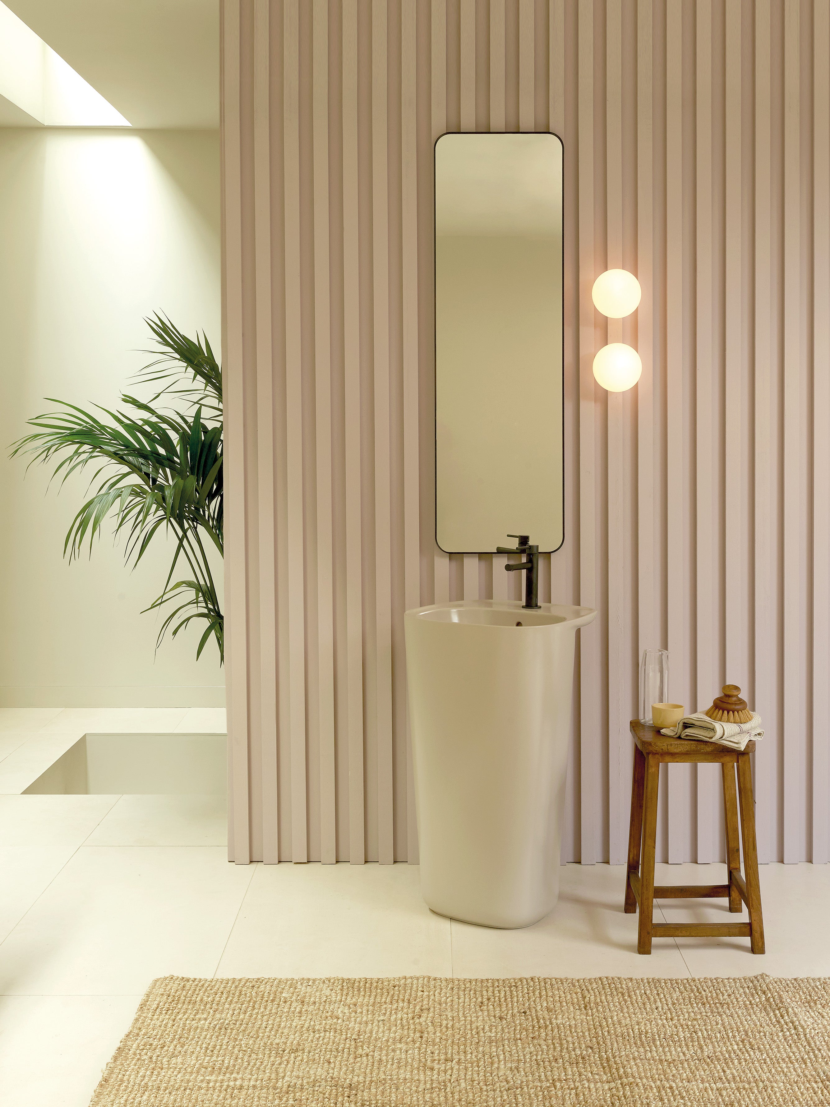 Astro Zeppo Bathroom Wall Light in Matt Black