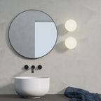 Astro Zeppo Bathroom Wall Light in Matt Black