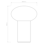 Astro Zeppo Portable Light in Matt Black