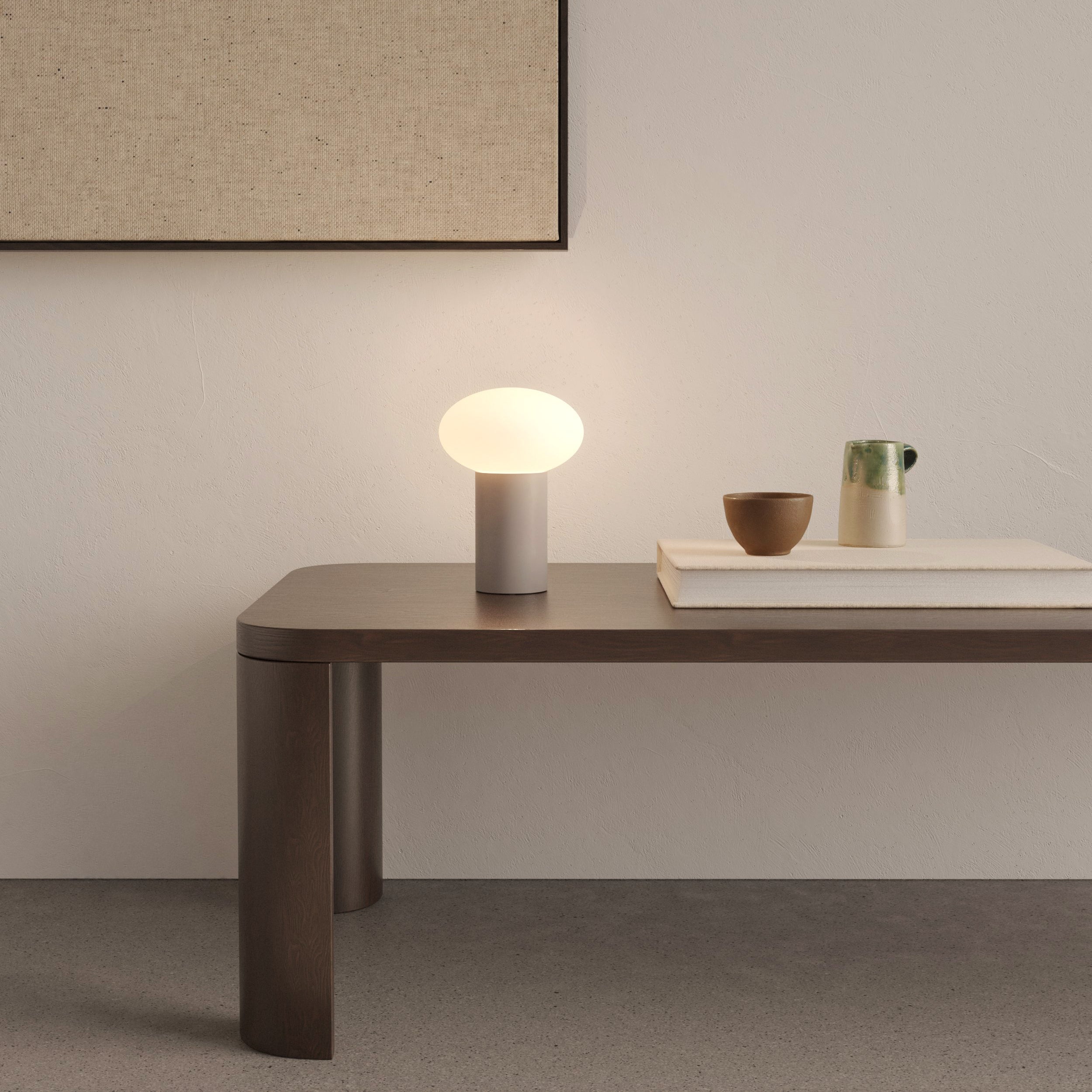 Astro Zeppo Portable Light in Pebble Grey