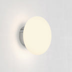 Astro Zeppo Wall Bathroom Wall Light in White Glass